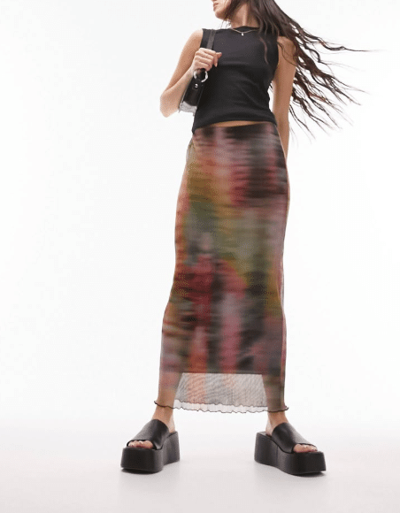 Sheer Maxi Skirts
