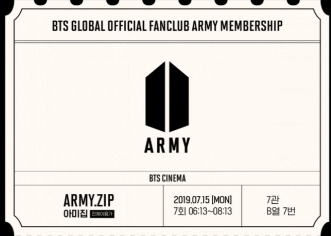 BTS Ticket