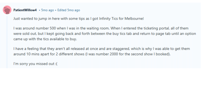 Coldplay Infinity Experiences - PatientWillow4 Coldplay Infinity Experiences - PatientWillow4