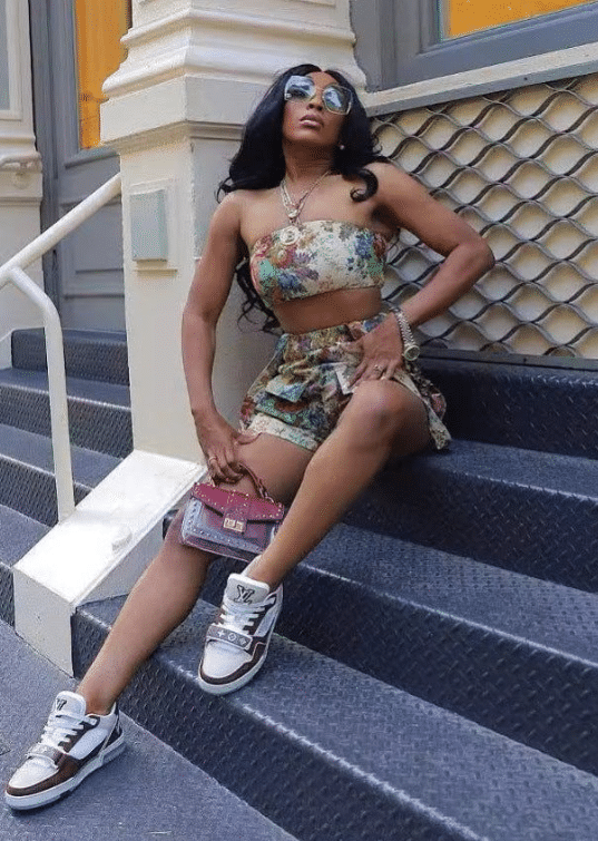 16. Printed Two-Piece Matching Set