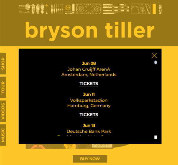 Bryson Tiller Concert Tickets Bryson Tiller Concert Tickets