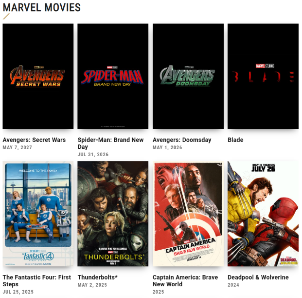 Marvel Movies 2026 New Releases Dates Marvel Movies 2026 New Releases Dates