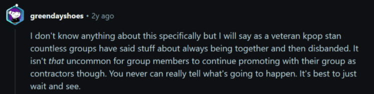 Rumors on Reddit about BLACKPINK disbanding Rumors on Reddit about BLACKPINK disbanding