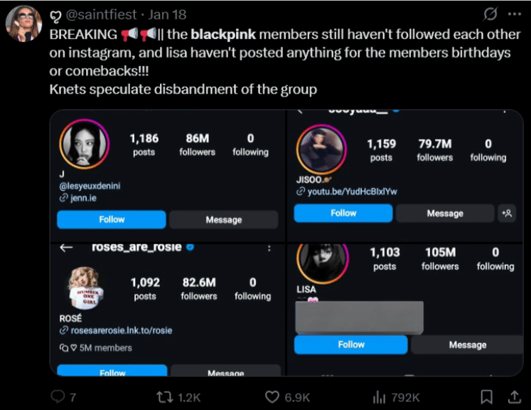 saintfiest tweeted about BLACKPINK saintfiest tweeted about BLACKPINK