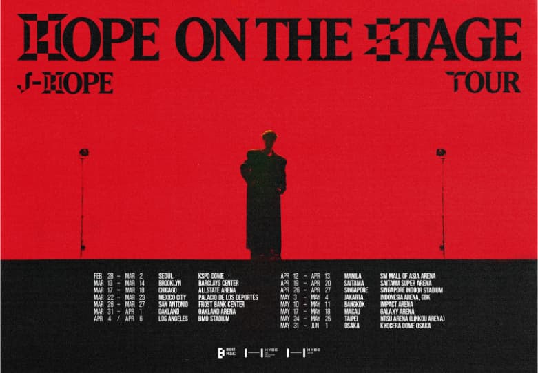Jhope Tour 2025 Dates & Country List Jhope Tour 2025 Dates & Country List