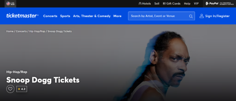 Snoop Dogg Concert Tickets